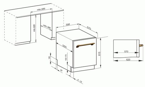 Посудомоечная машина Kaiser S60 U 88 XL Em