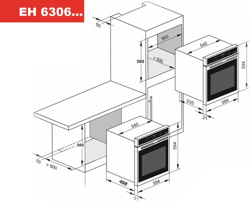 Духовой шкаф Kaiser EH6306RS