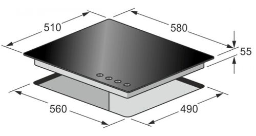Варочная панель Kaiser KCG 6335 ElfEm Turbo