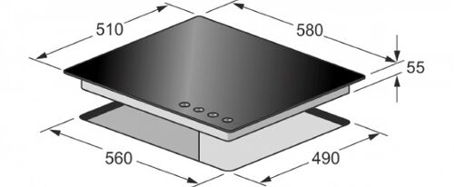 Варочная панель Kaiser KCG 6335 RotEm Turbo